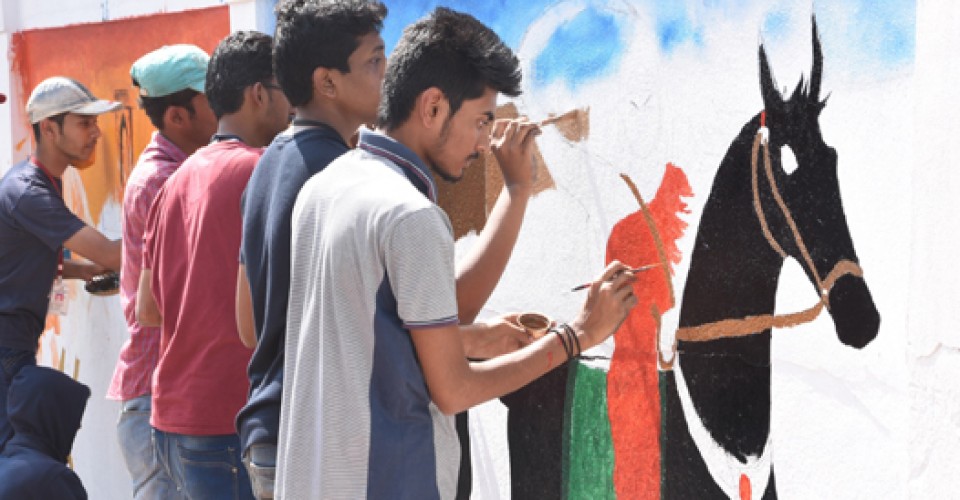 Wallpainting Competition for KLE School SSTU