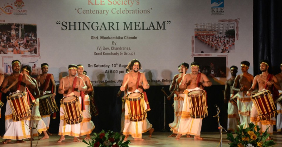 KLE Centenary ‘Shingari Melam’ Traditional Musical Show on 13/08/2016