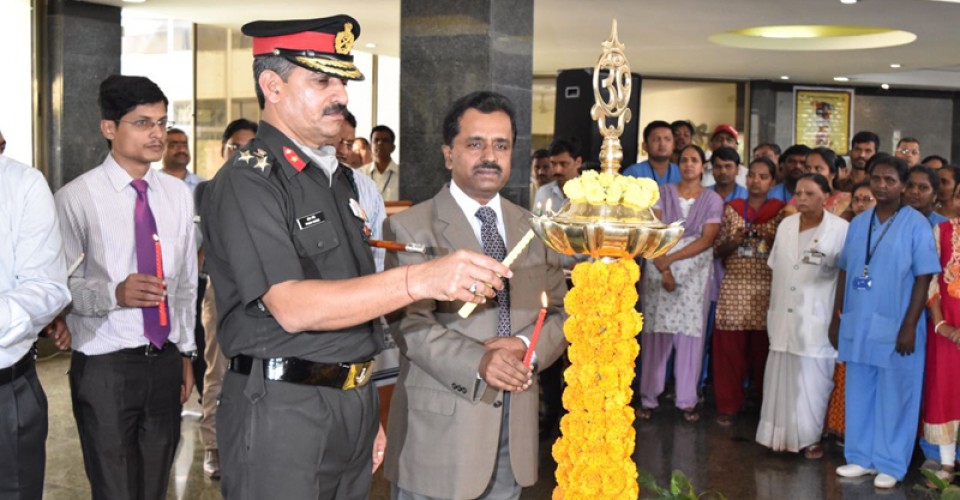Deepotsav Programme at KLE Hospital